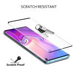 Wholesale Galaxy S10 Full Coverage PET Flexible Screen Protector - Case Friendly + Working Fingerprint (Clear)